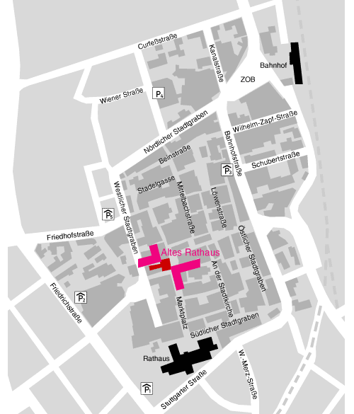 Karte zum Alten Rathaus